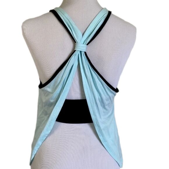 Victoria's Secret Open Back Fly-away Built-in Sportsbra Tank Top Workout Tank M - Picture 2 of 11